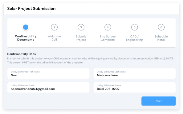 Stop dirty deals in their tracks with Enerflo’s Solar Project Submission workflow and requirements.