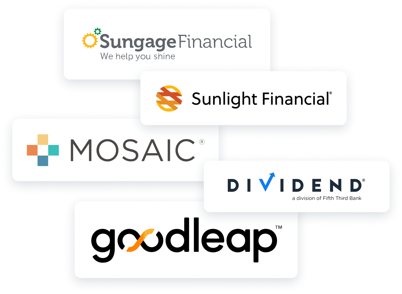 Enerflo integrates with the Top 5 Solar Lenders and has the deepest integrations on the market, making lending easy and enabling reps to get their customers to NTP faster -- all through Lendflo.