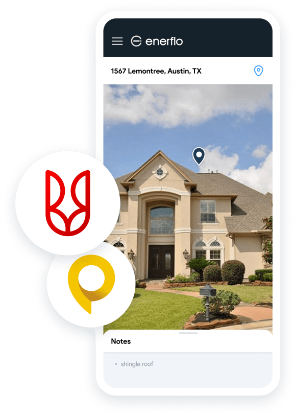 Setters can qualify prospects door-to-door with their favorite canvassing apps that integrate with the Enerflo Solar Platform.